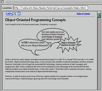 Object-oriented programming page